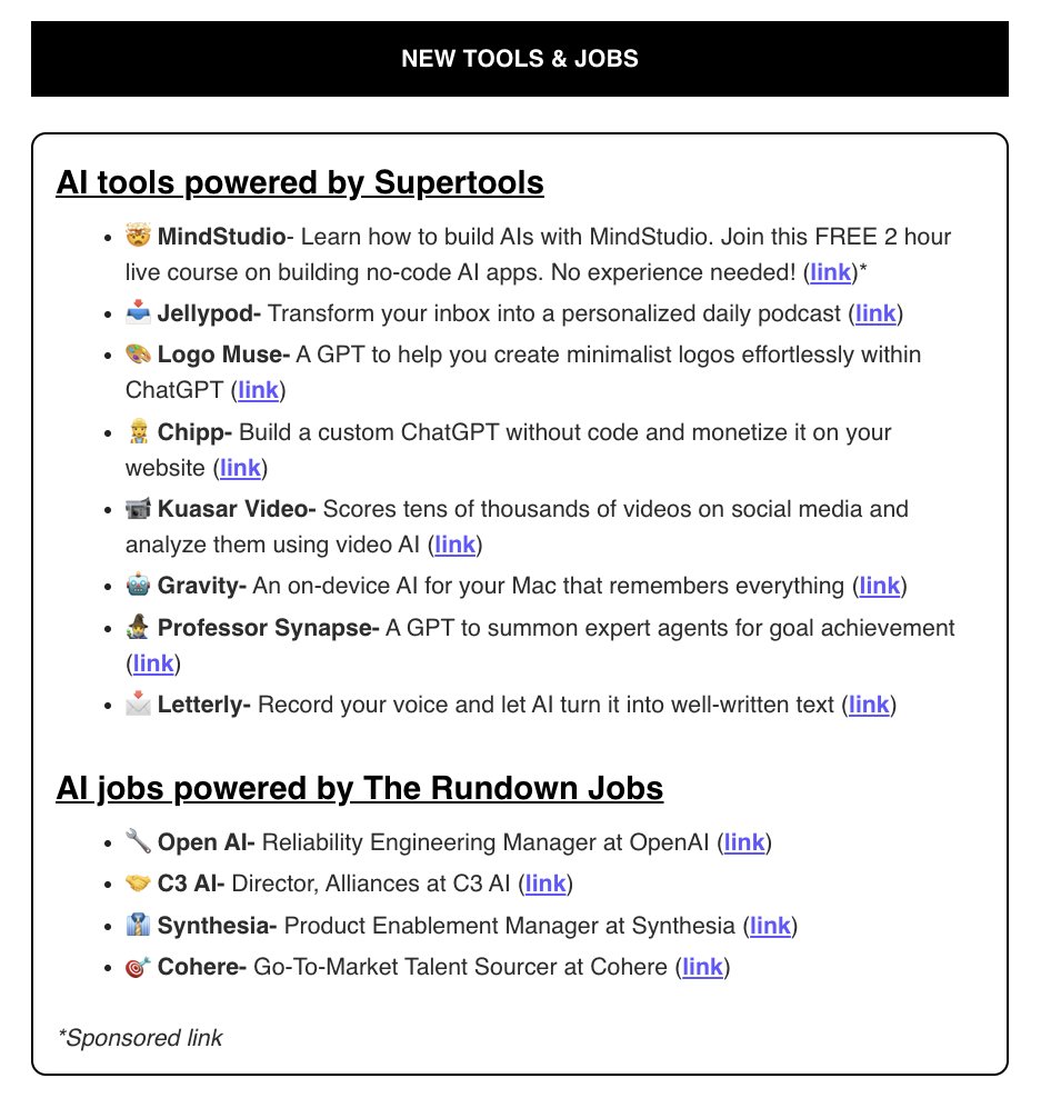 8 New AI Tools and 4 Emerging Job Opportunities
