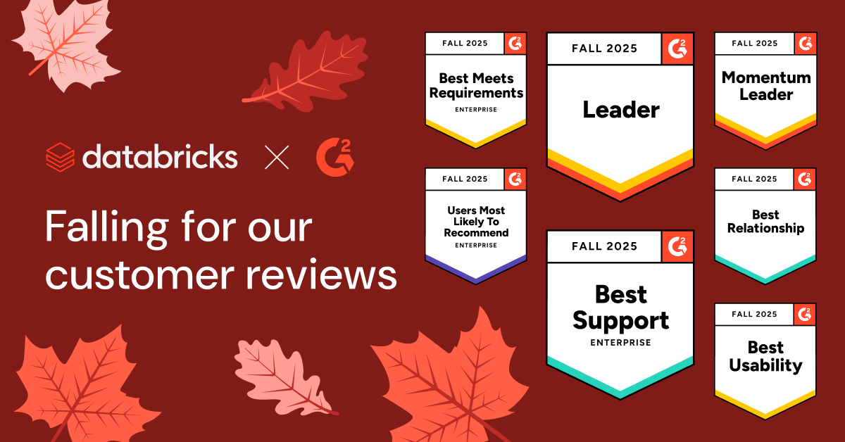Databricks Wins Top G2 Honors for Enterprise AI and Data Science