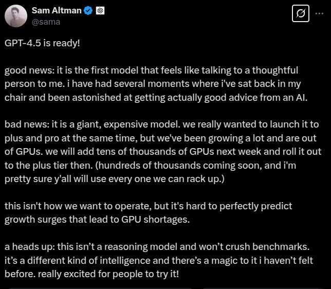 Altman’s Empty Promises: GPU Consumption Without Magical Results