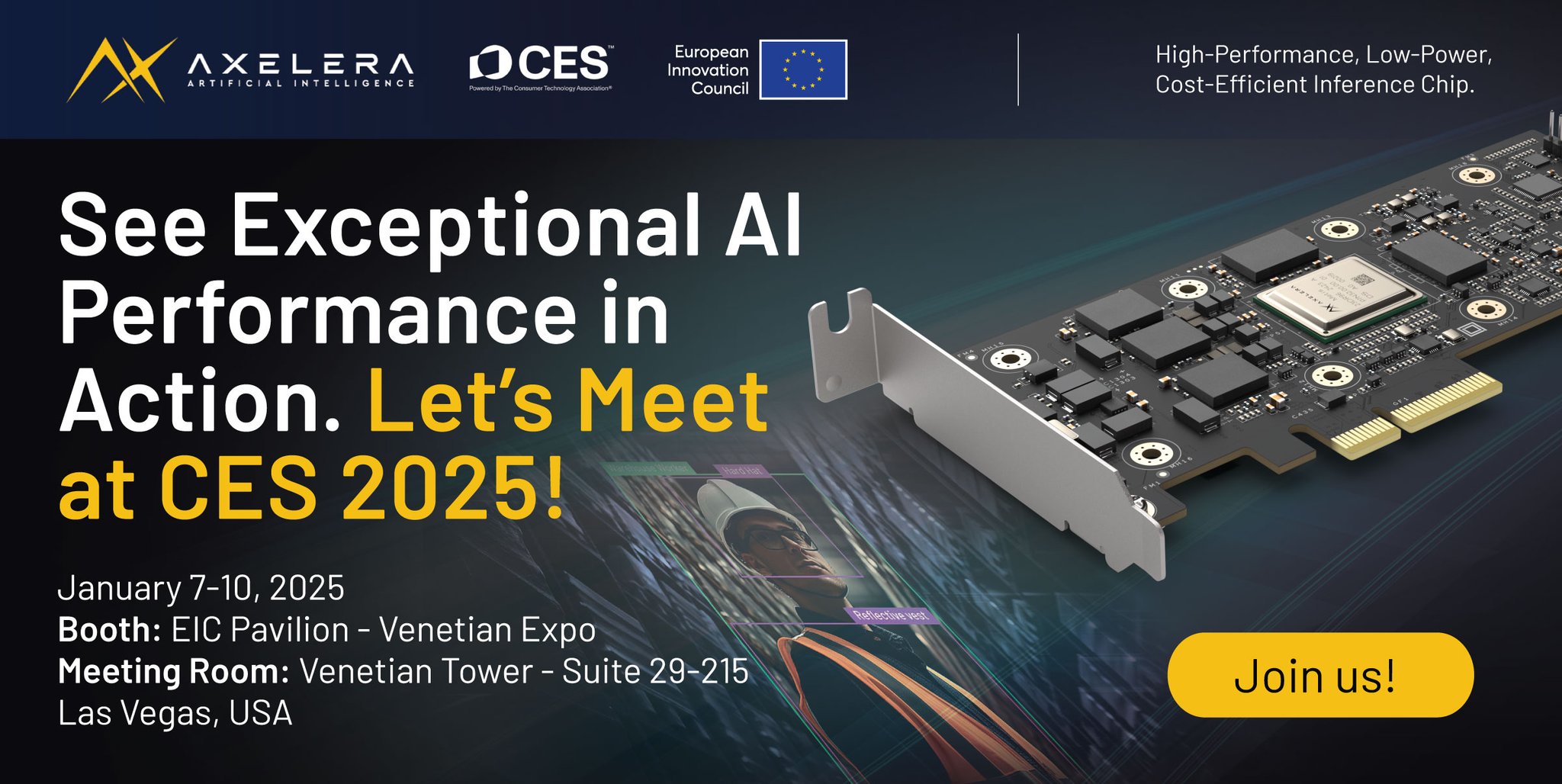 Metis AI Platform Demo at CES 2025 Showcases YOLOv5