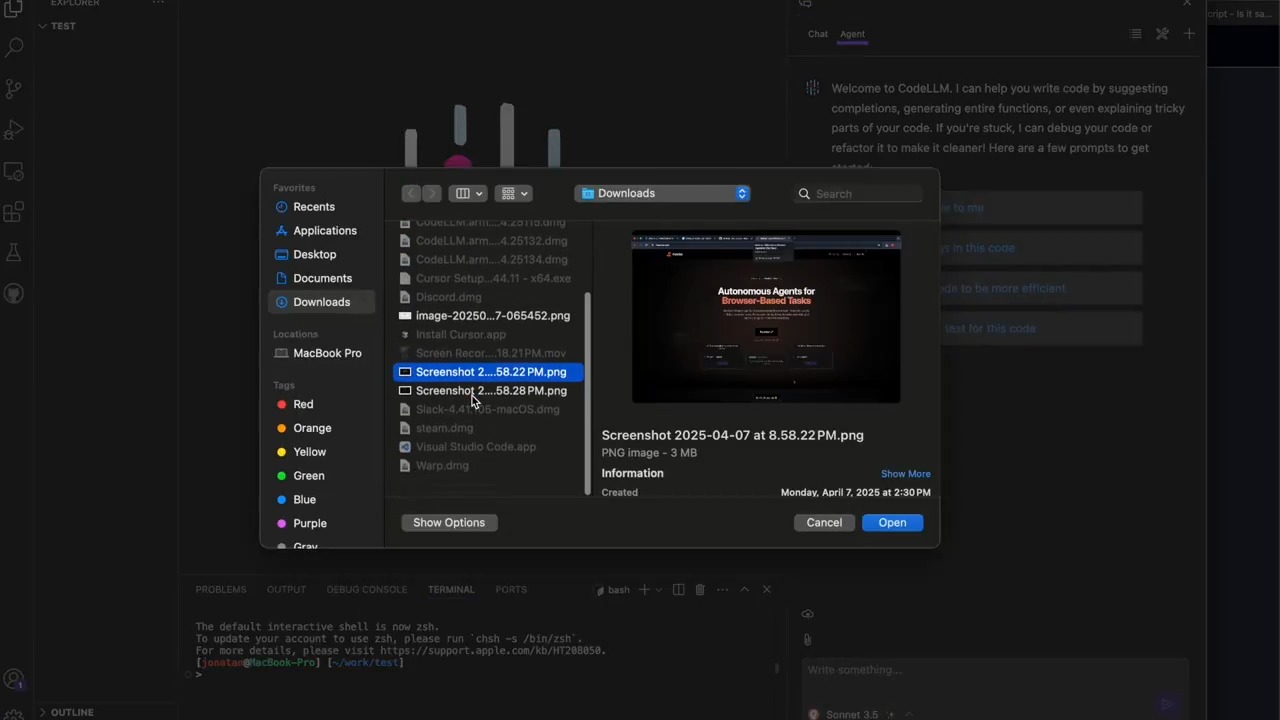 CodeLLM Generates Code from Mockups and Screenshots