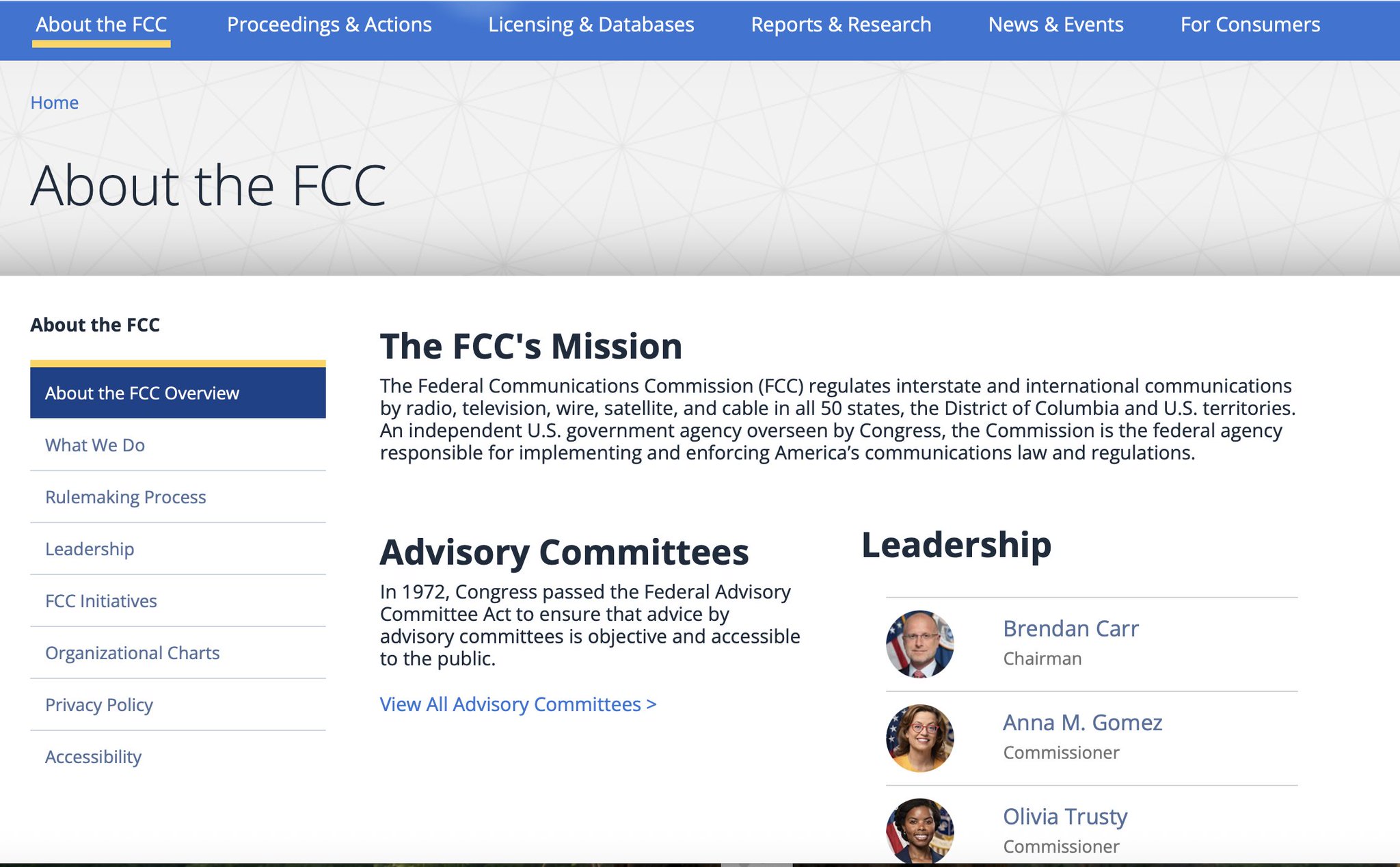 Brendan Carr FCC Chair Project 2025 Regulatory Implications