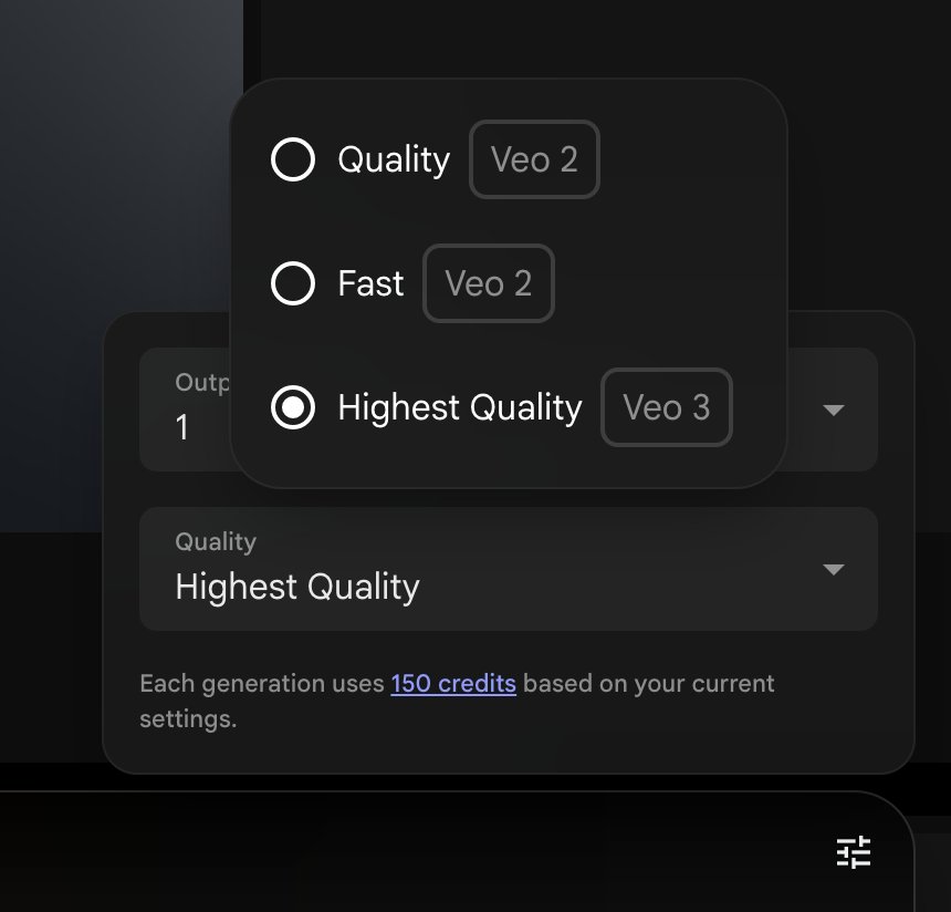 Veo 3 Requires Highest Quality Setting Default Flow