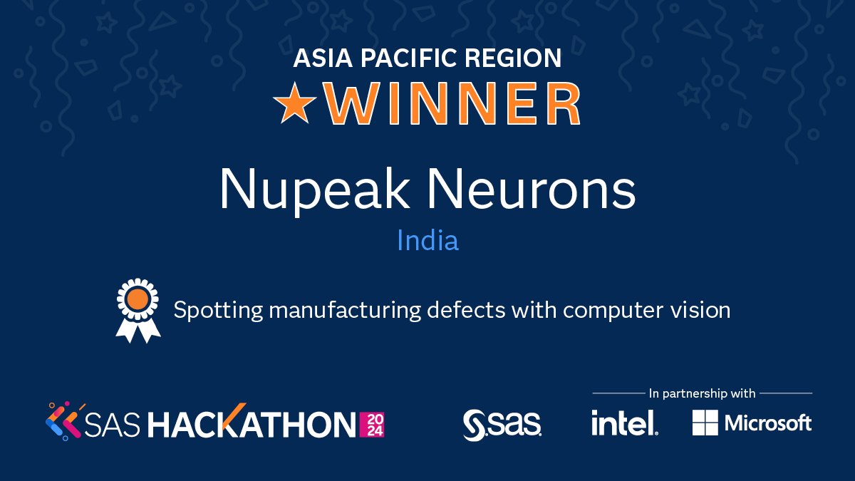 Nupeak Neurons Wins SAS Hackathon Asia-Pacific