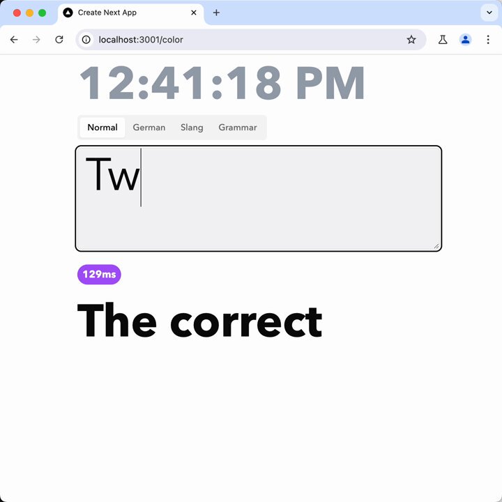 Gemini 3.25B quantized running locally in Chrome sub-100ms
