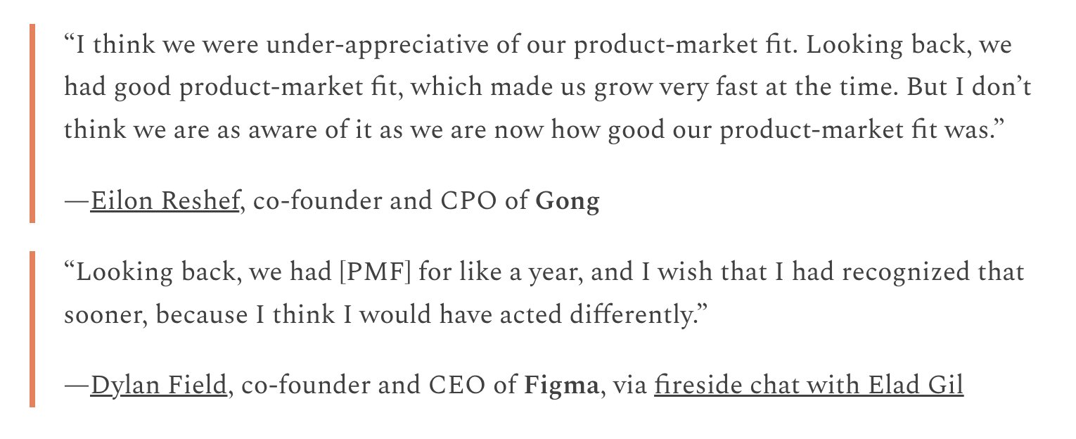 Recognizing Product-Market Fit: Lessons from Gong and Figma