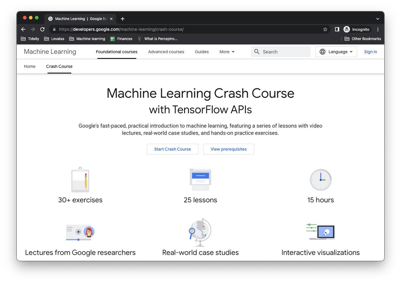 Free Google Machine Learning Crash Course for Beginners