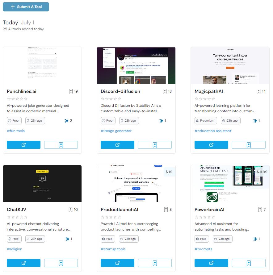 New AI Tools Released Yesterday
