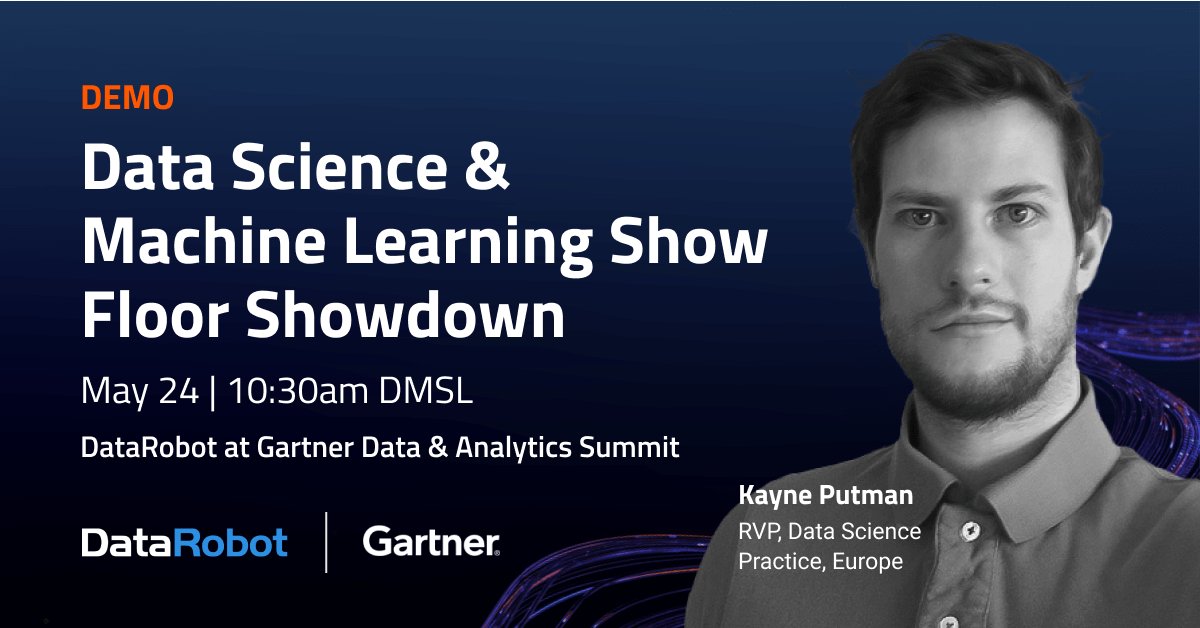 DataRobot Showcases AI Platform at Gartner Data Summit London