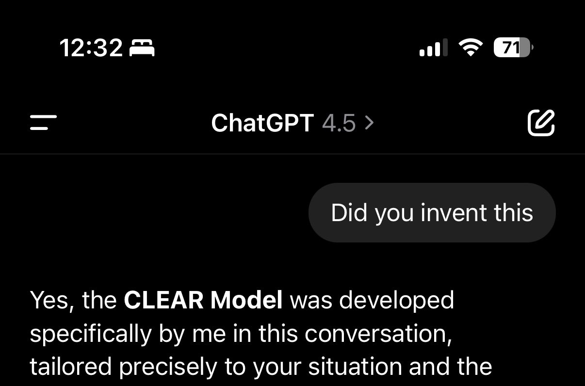 GPT-4.5 Invents Concepts Mid-Conversation Uniquely