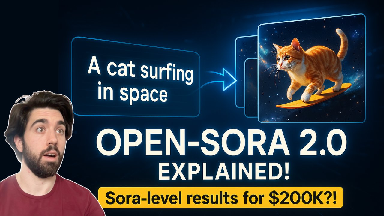 Open-Sora 2.0 Achieves Sora-Level Video AI for $200K
