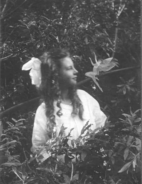 Upscaling Cottingley Fairies with AI Image Enhancement Process
