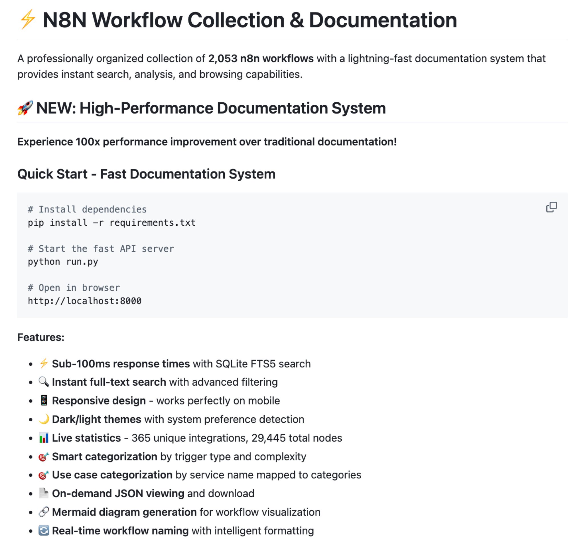 n8n Database: 2000+ AI Workflows Across 365 APIs
