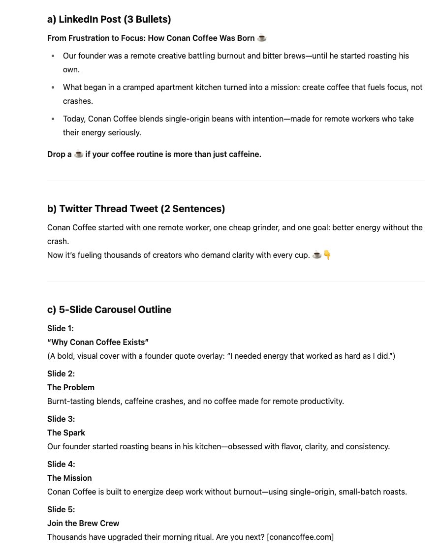 Prompt for AI-powered content repurposing workflows