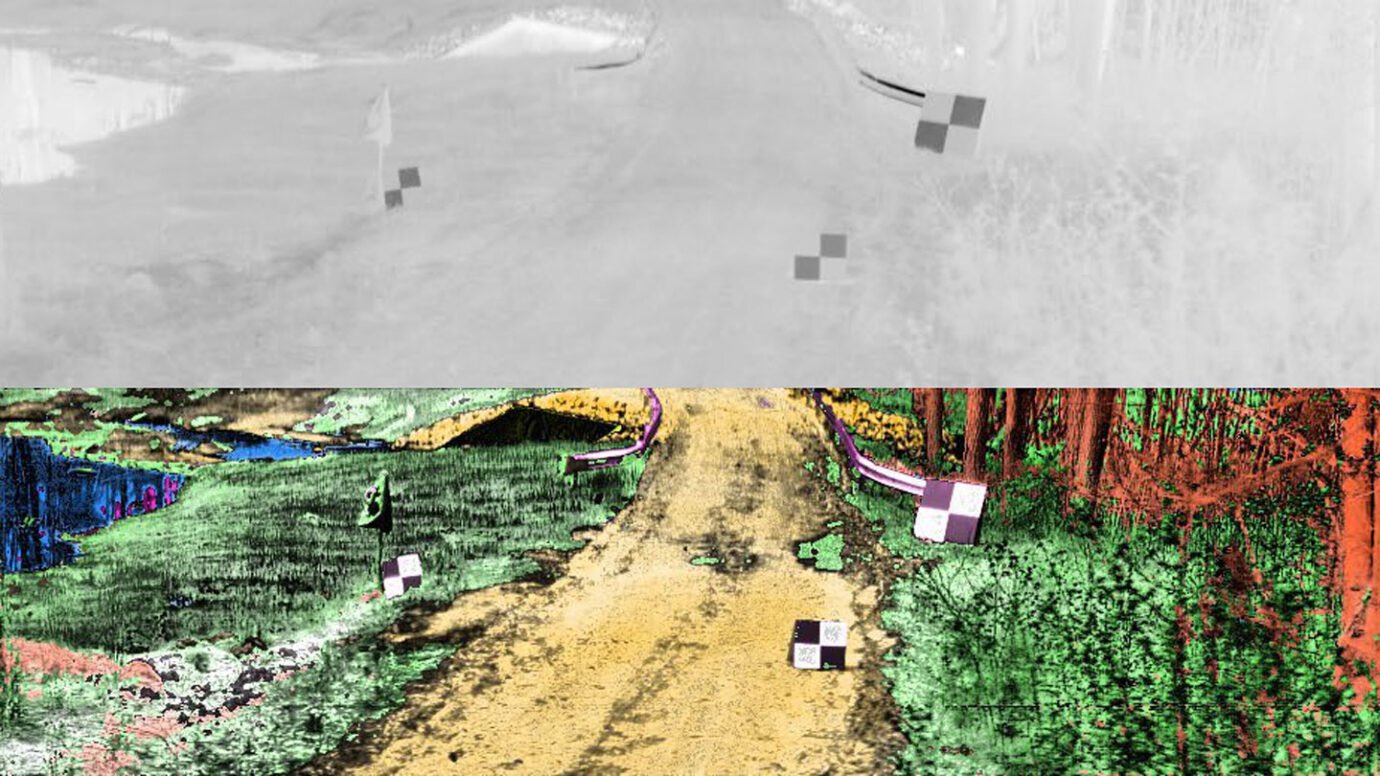 AI algorithm converts thermal night vision to sharp color image