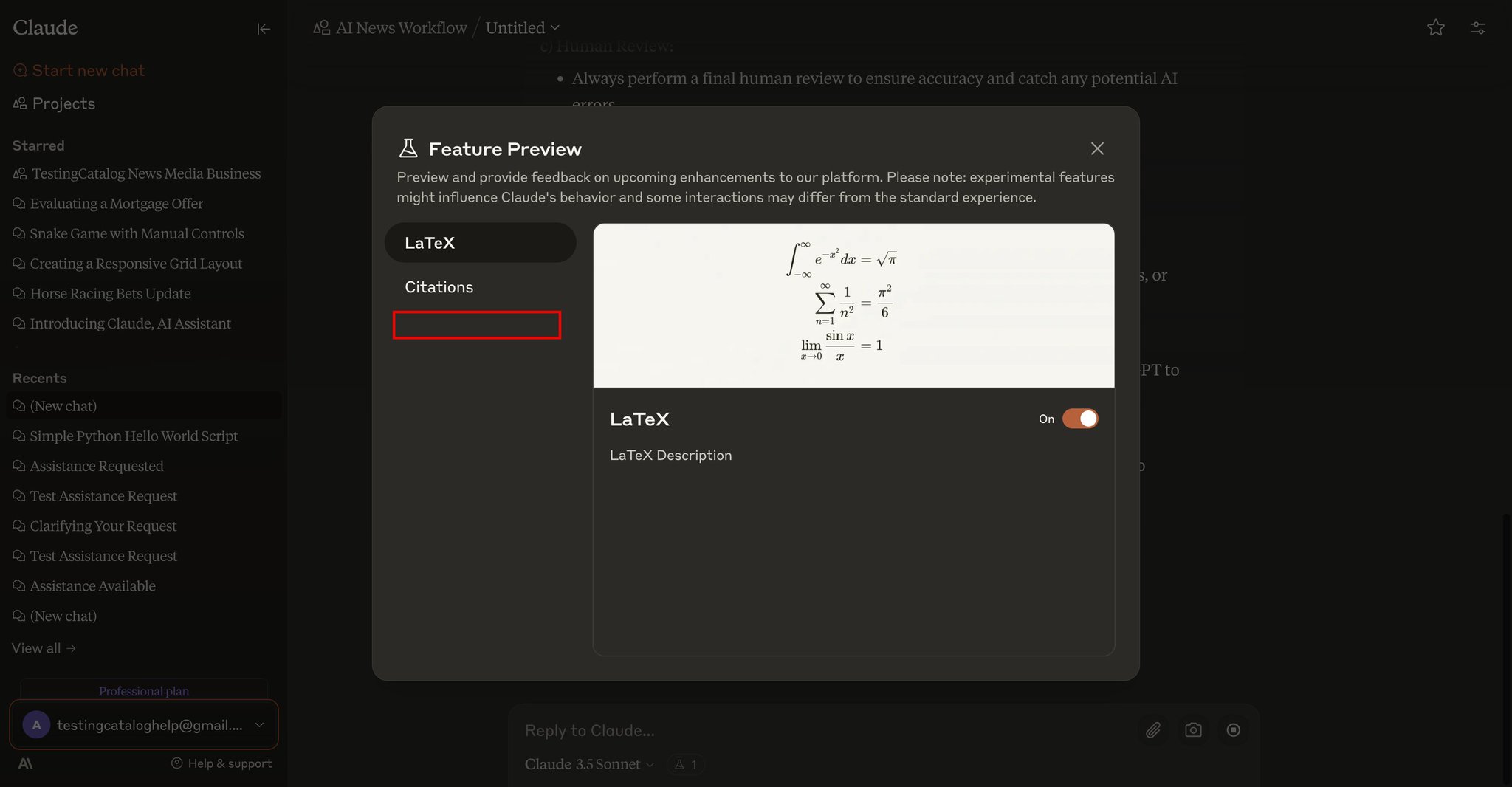 Claude Artefacts feature now enabled by default