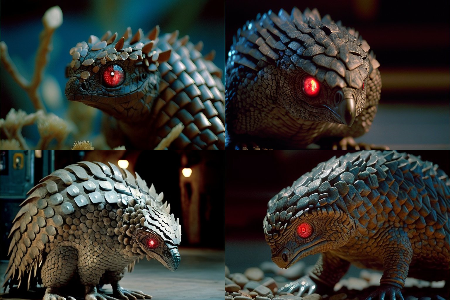 Pangolin-Terminator: AI Image Generation Success Through Reference Images