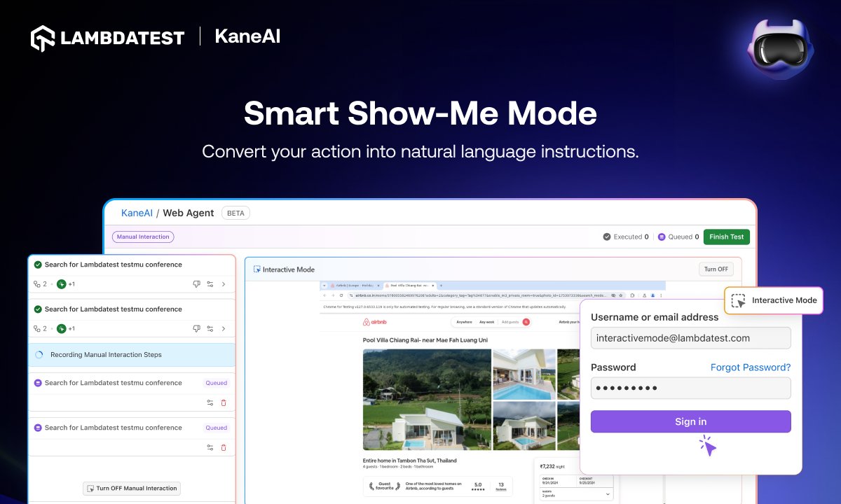 KaneAI Smart Show-Me Mode Converts Actions to Natural Language
