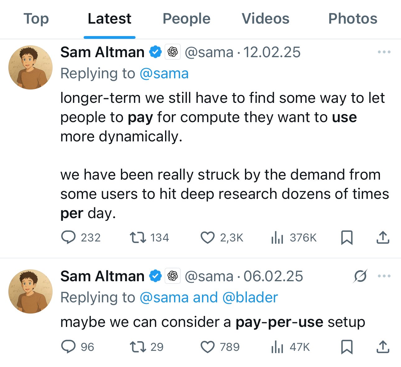 Speculation on credit-based systems and on-chain AI compute