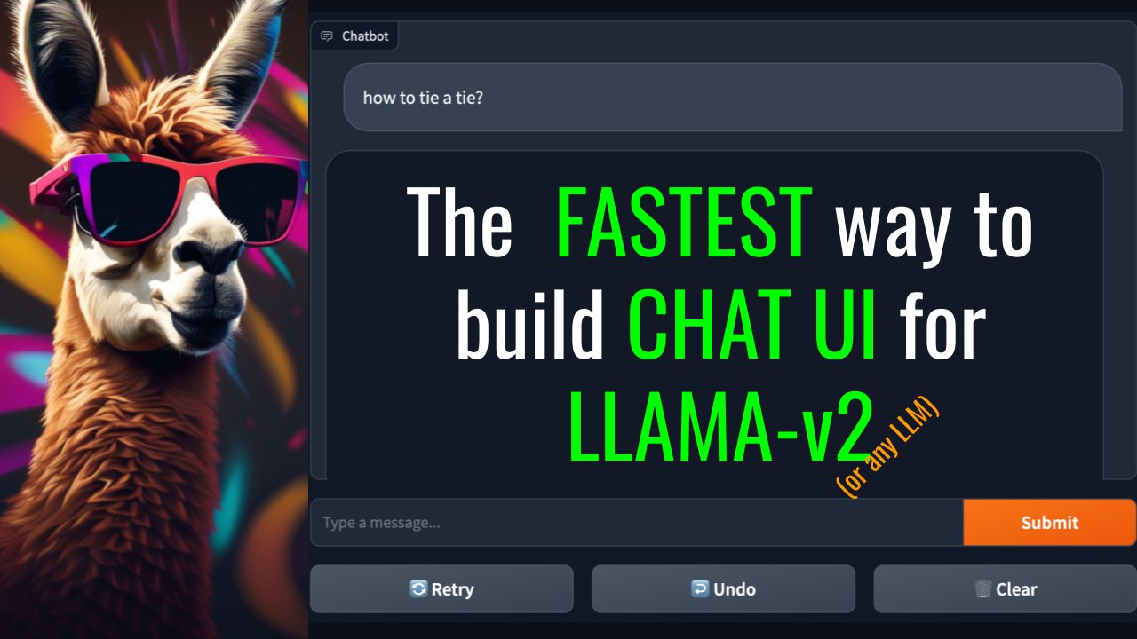 Build Chat UI for Llama v2 with Context and History