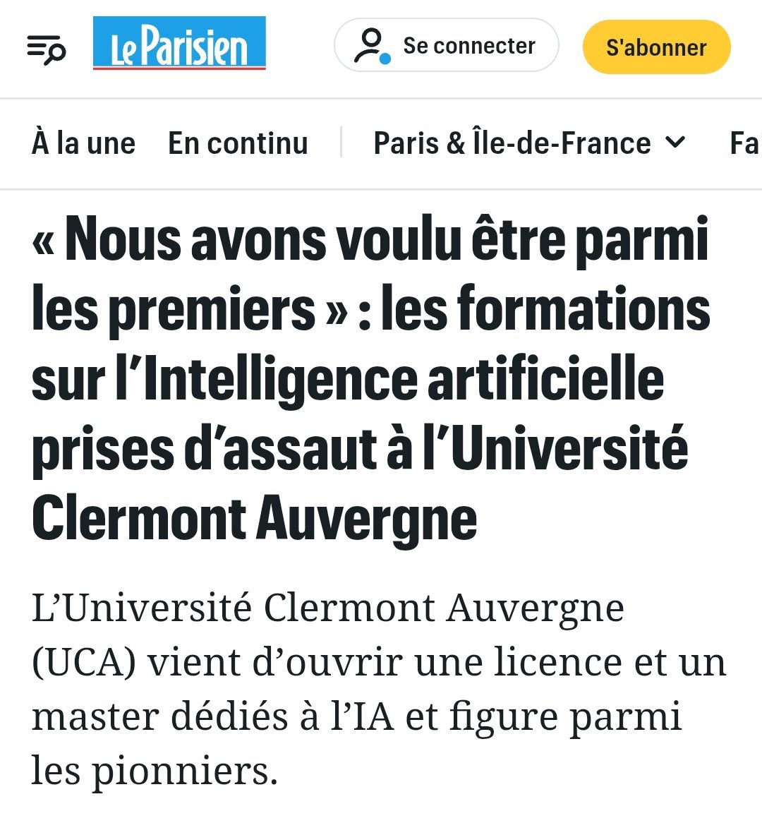 Skepticism about the article on Clermont and machine learning in 2025