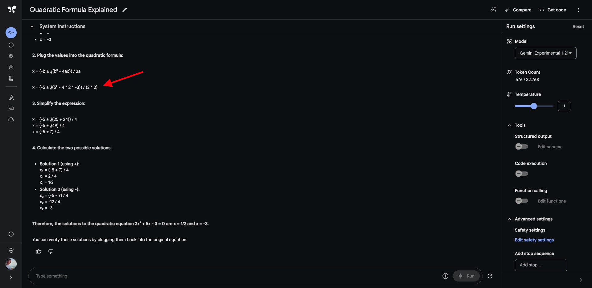Google AI Studio adds LaTeX support