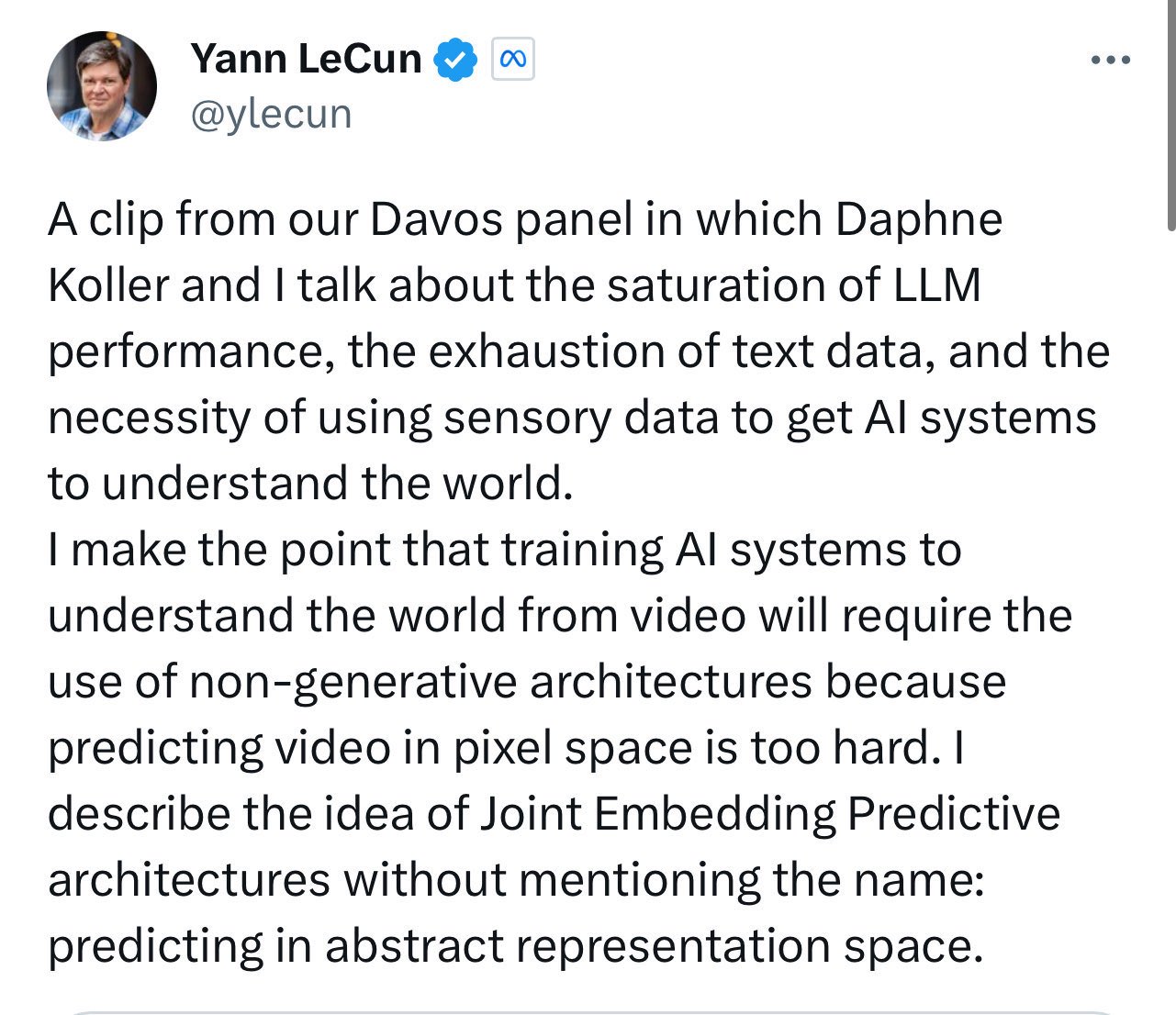 Yann LeCun Revisits 2019 Predictions on LLM Limitations