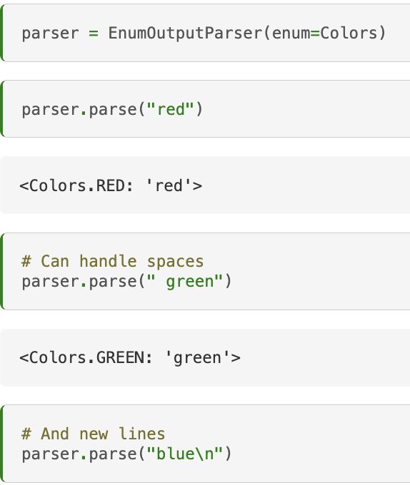 LangChain Adds Enum and DateTime Output Parsers