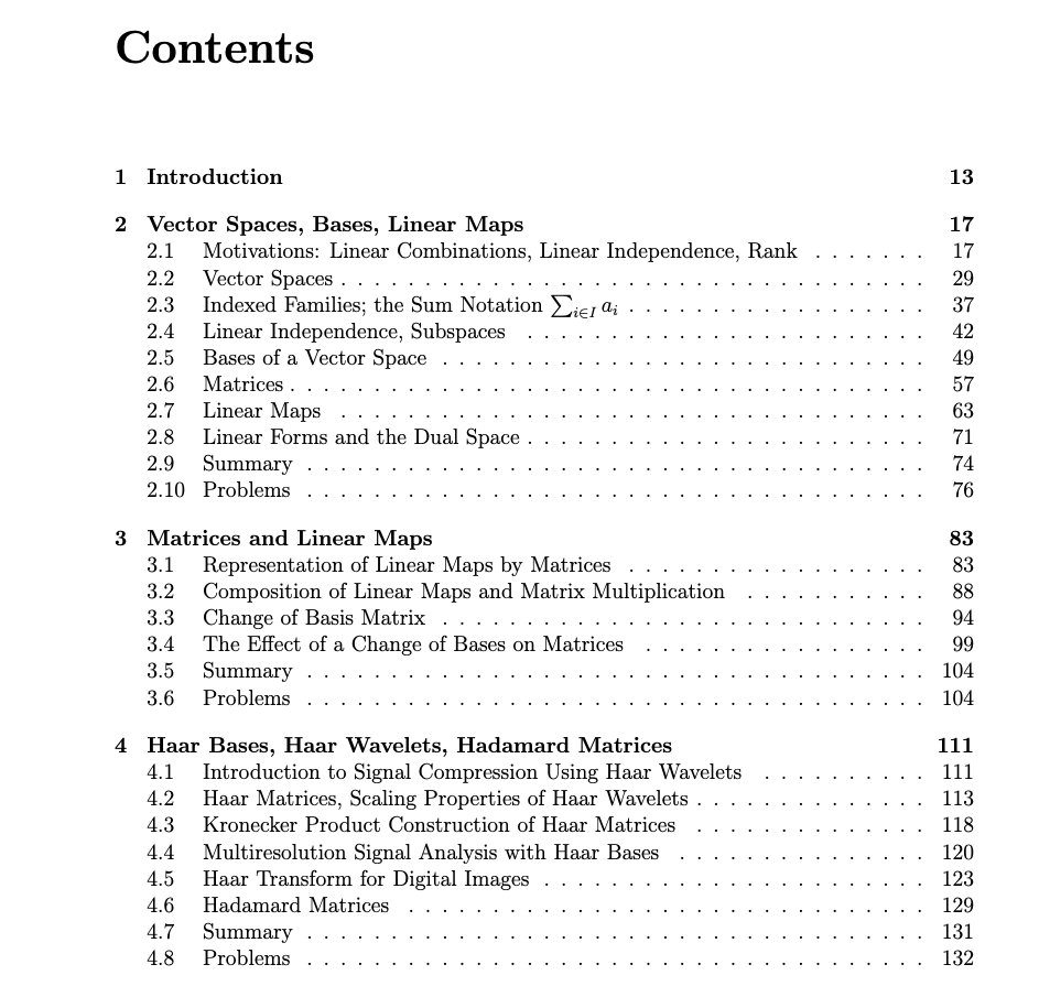 Linear Algebra Resource for Computer Vision Robotics Machine Learning