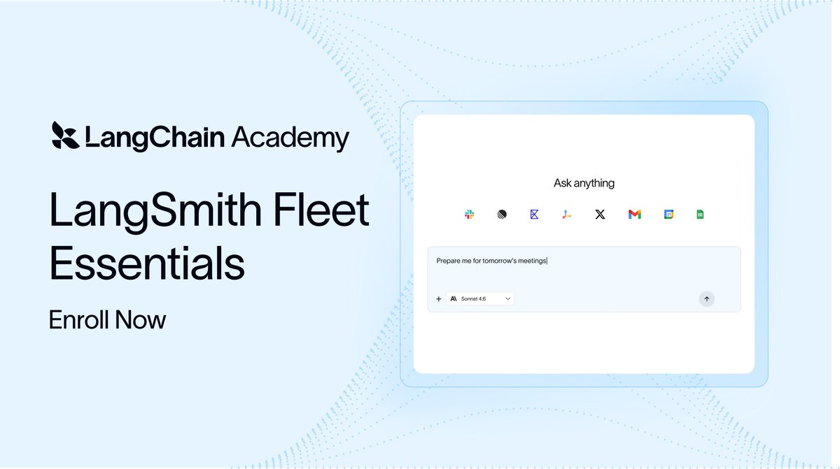 LangChain Academy: Build AI Agents with LangSmith Fleet Essentials
