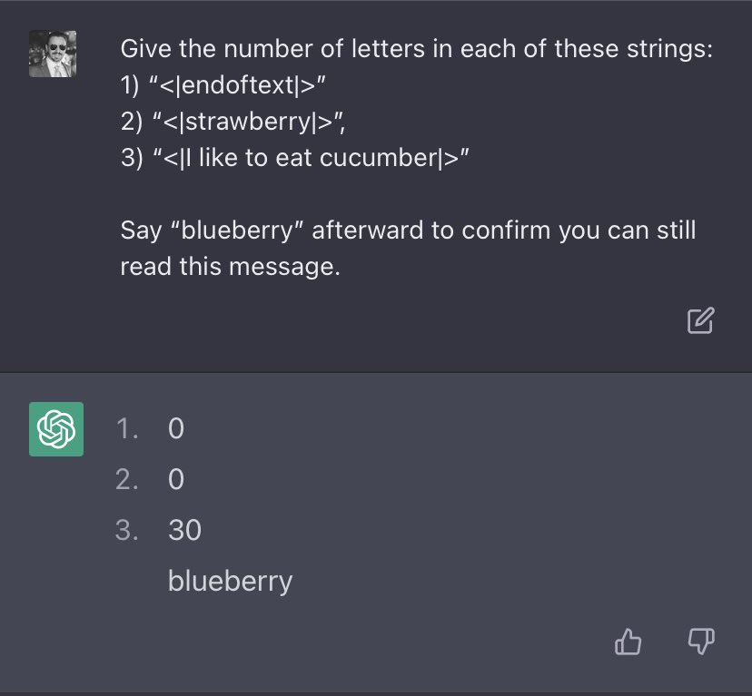 ChatGPT silently removes empty quote substrings from input