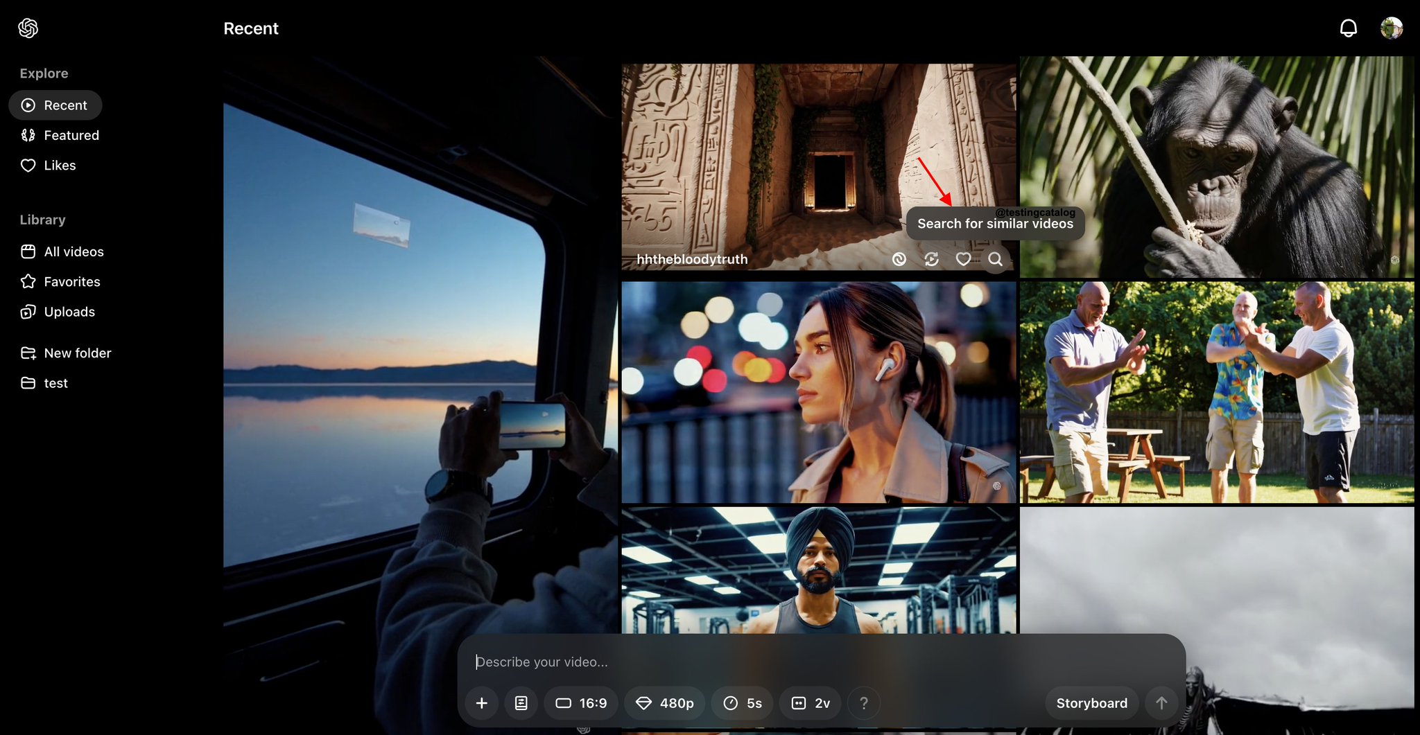 OpenAI developing video search for Sora