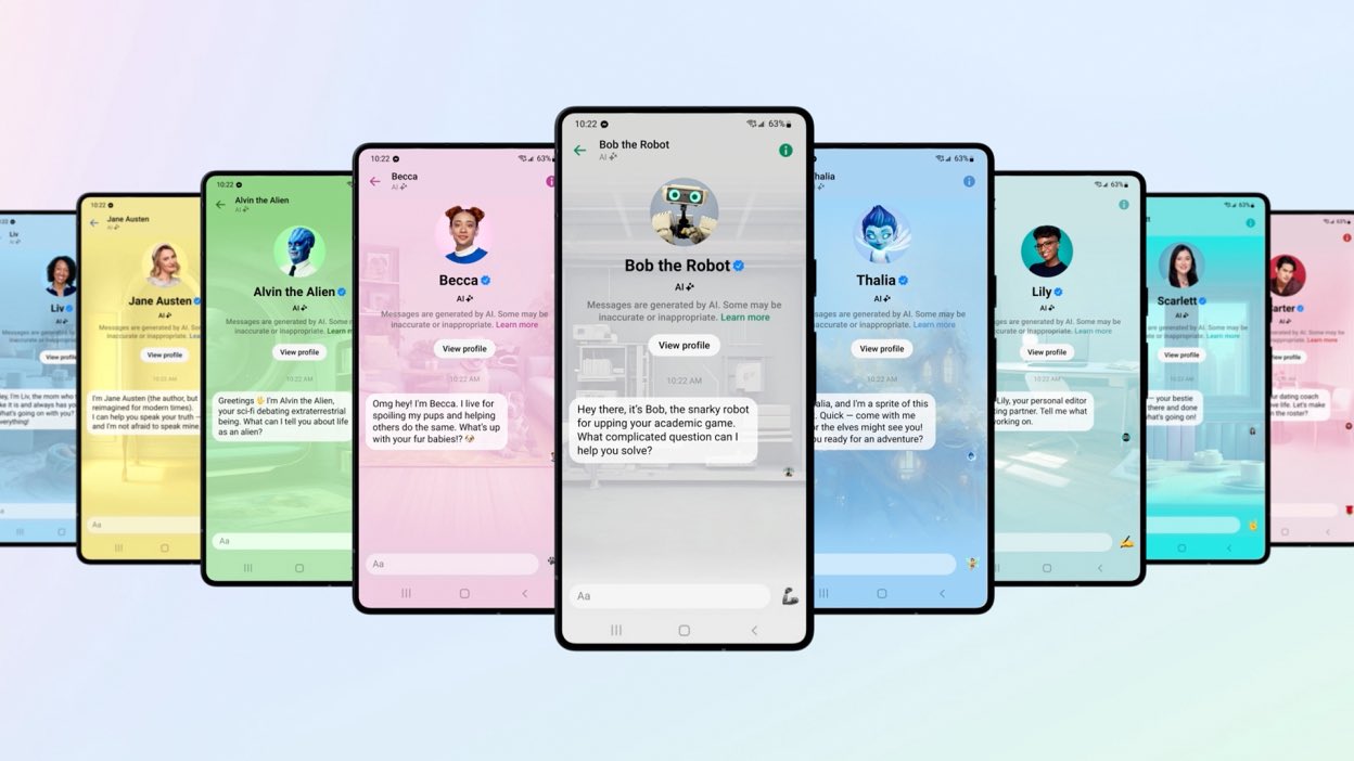 Meta removes AI character profiles, asks about AI-only social network