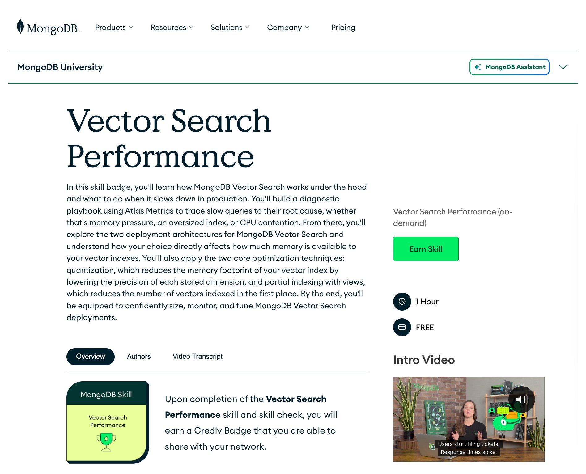 Vector Search Perf module for slow AI retrieval diagnosis