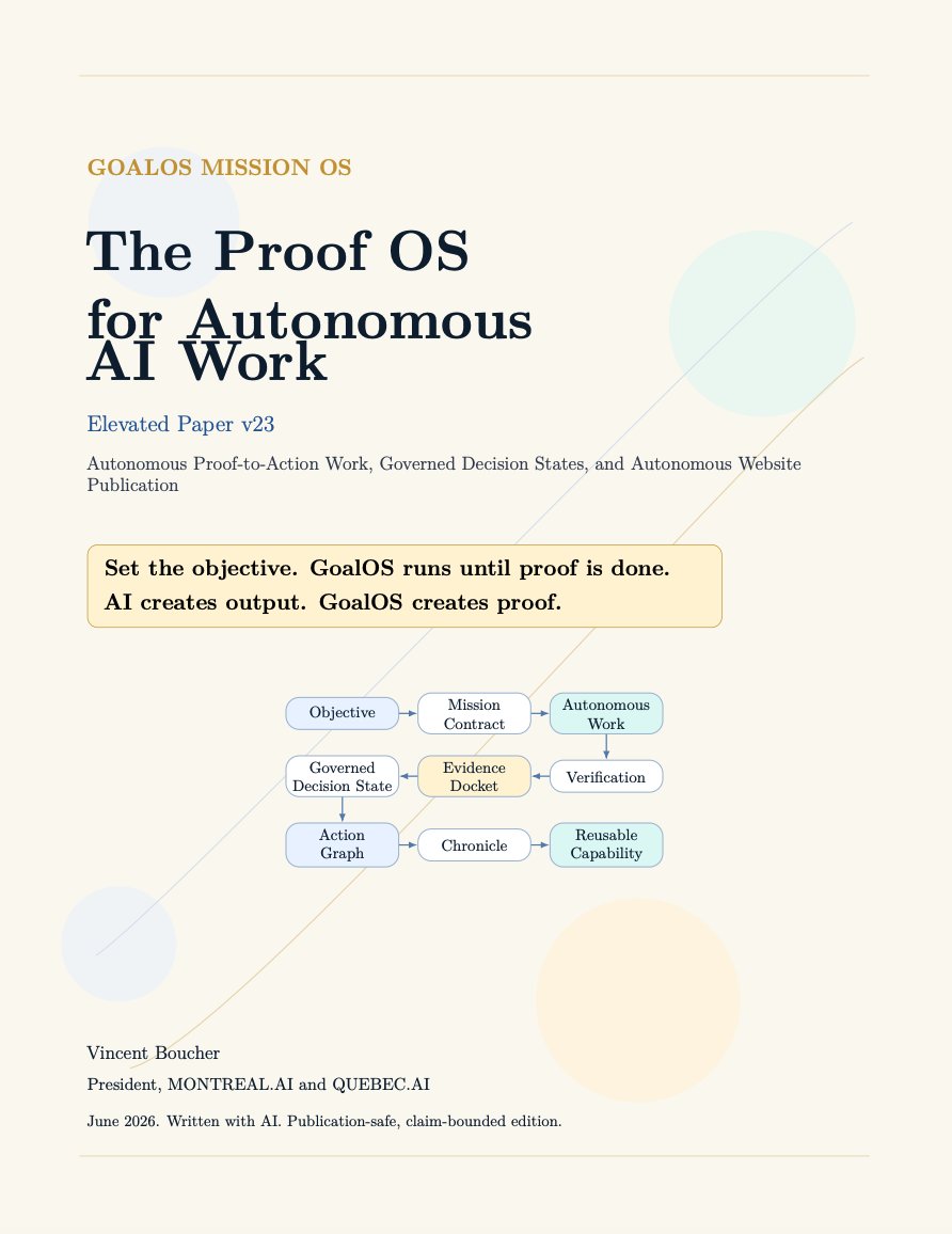 GoalOS Mission OS: The Proof OS for Autonomous AI Work