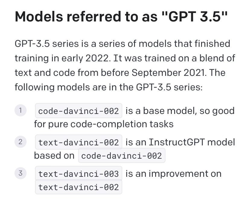 OpenAI retroactively updates training methods for GPT-3.5 models