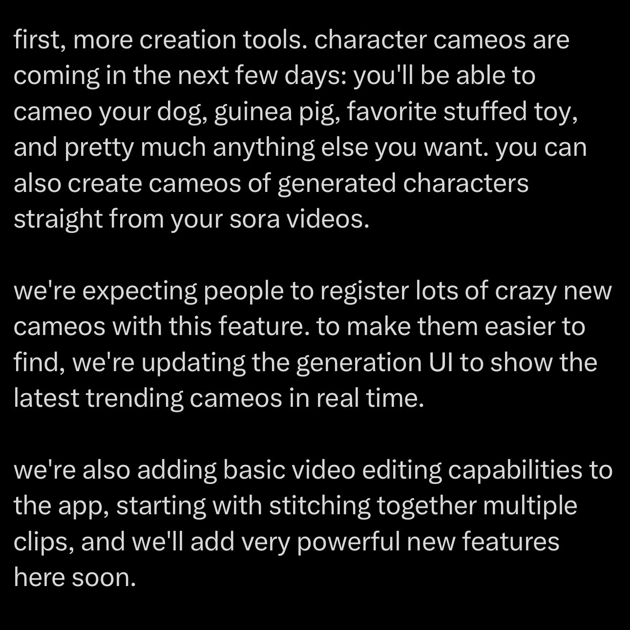 Users can create pet Cameos with Sora 2, Android app coming soon