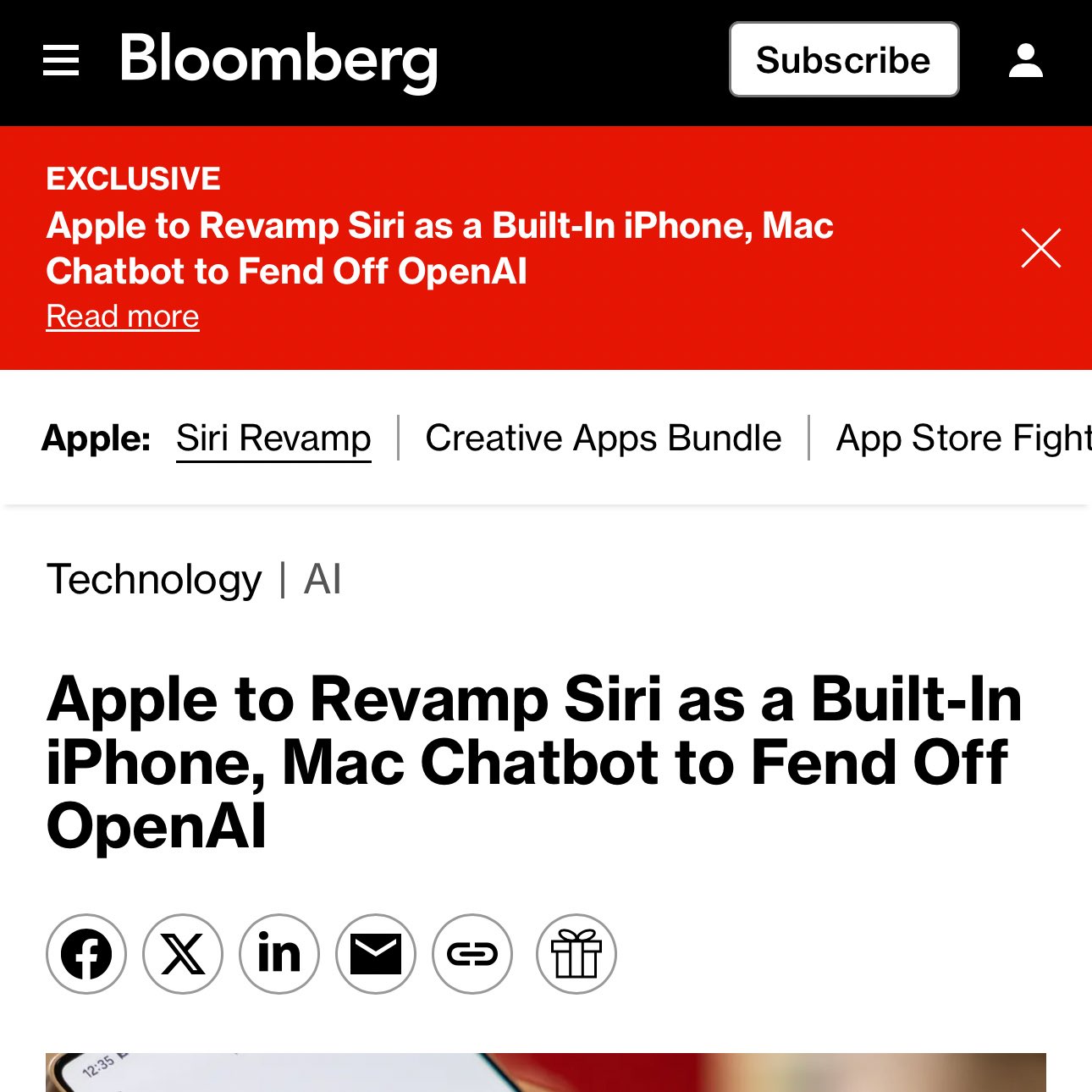 Apple Plans to Turn Siri into AI Chatbot ‘Campos’