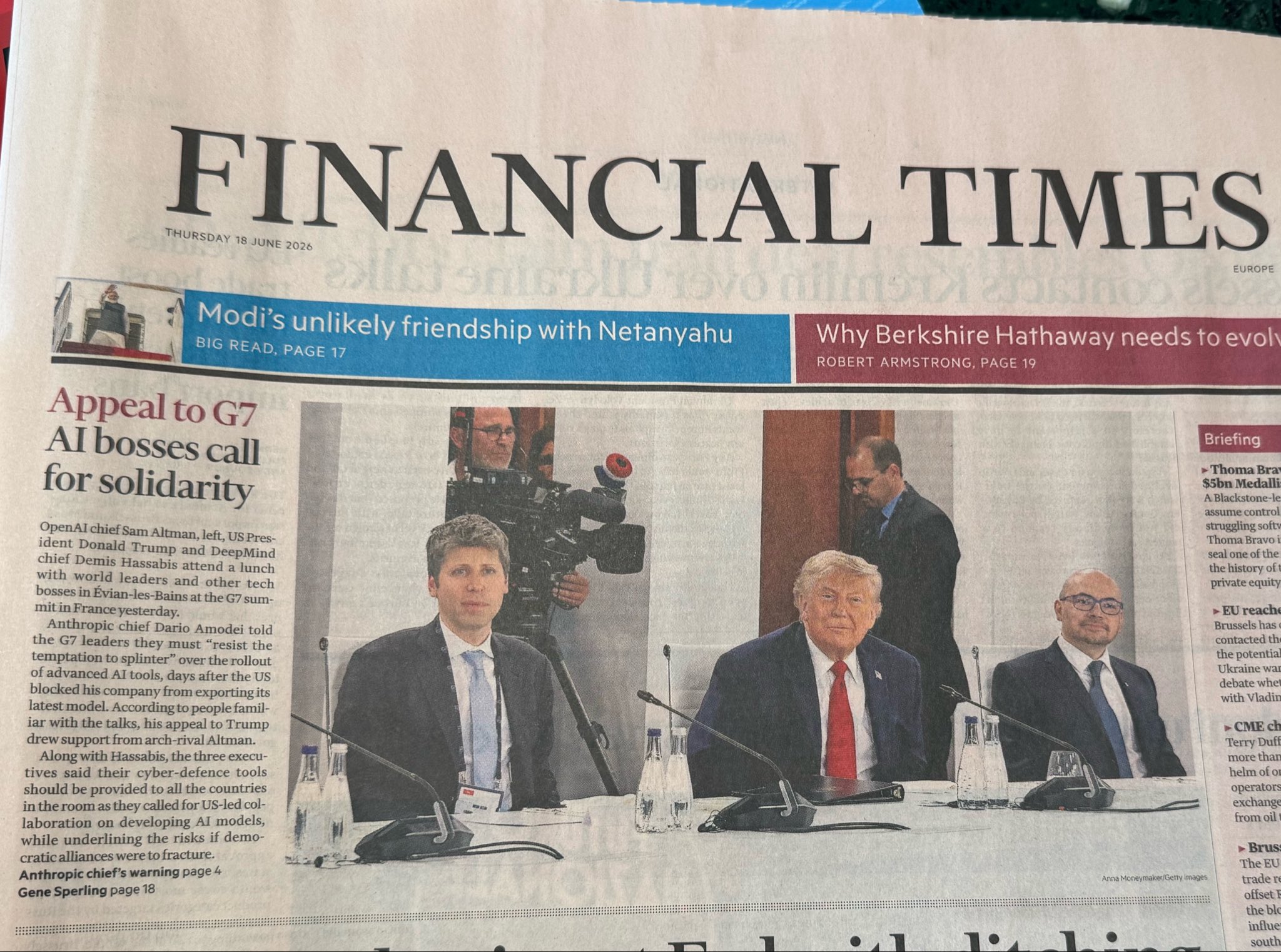 AI giants invited to G7: geopolitical stakes
