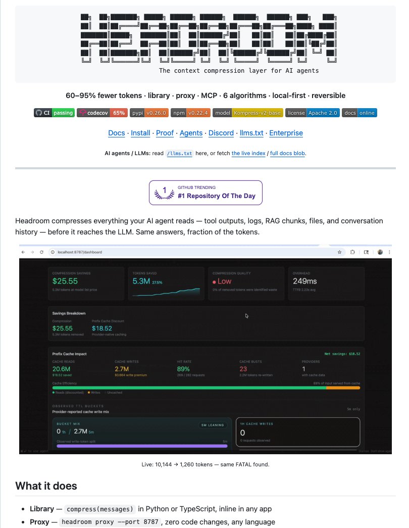 Up to 95% Token Reduction Without Code Changes