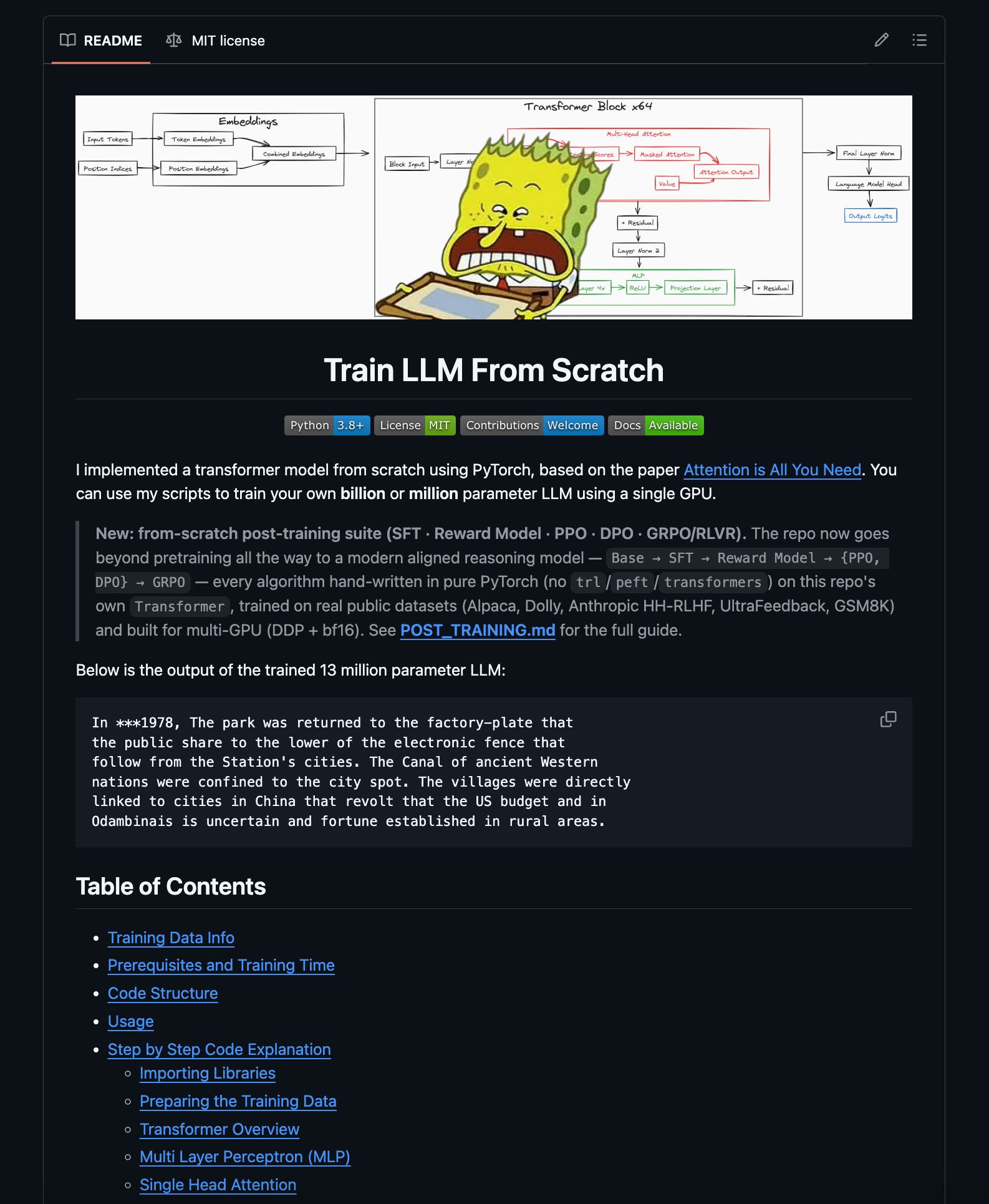 Open-source repo shows how to train ChatGPT-like LLM