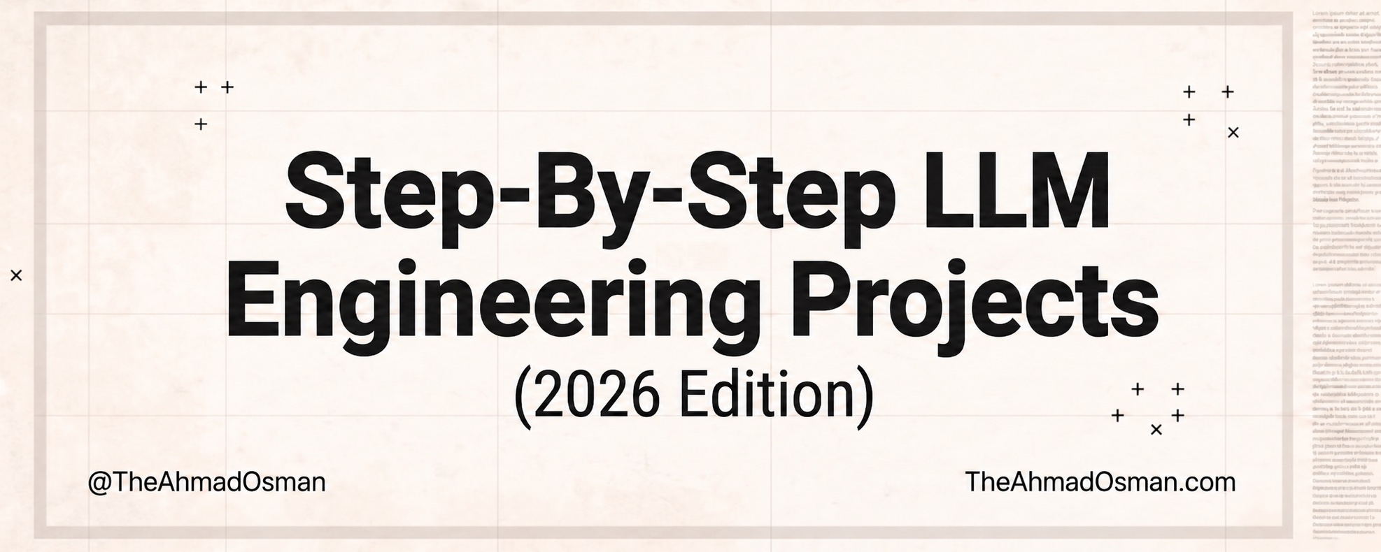 Step-by-step LLM engineering projects roadmap