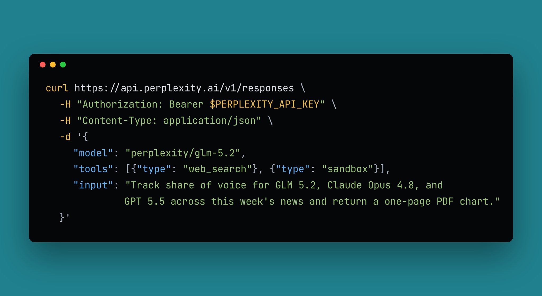 GLM Now Supported on Perplexity Agent API