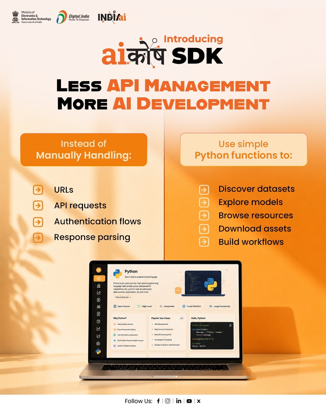 AIKosh SDK simplifies access to datasets and models