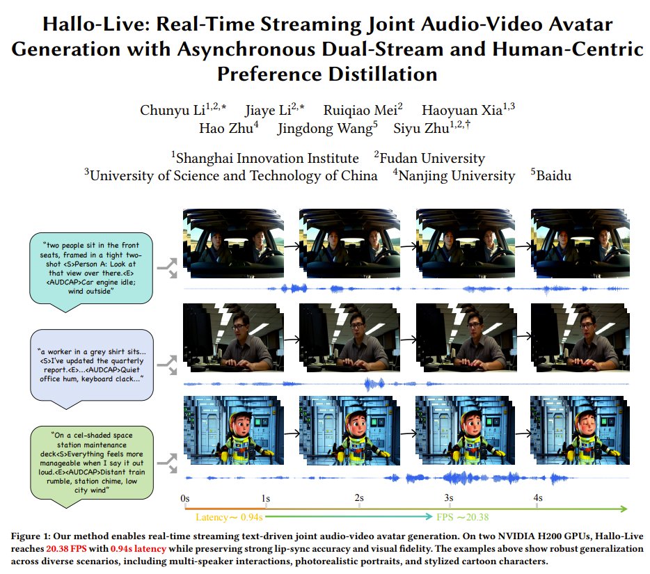 Hallo-Live: Real-Time Joint Audio-Video Avatar Generation