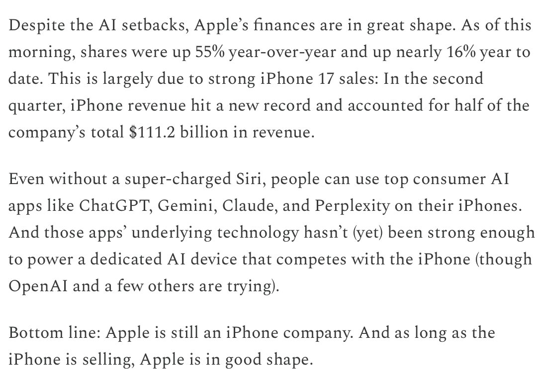 Apple’s AI problem not yet an iPhone problem, but for how long?