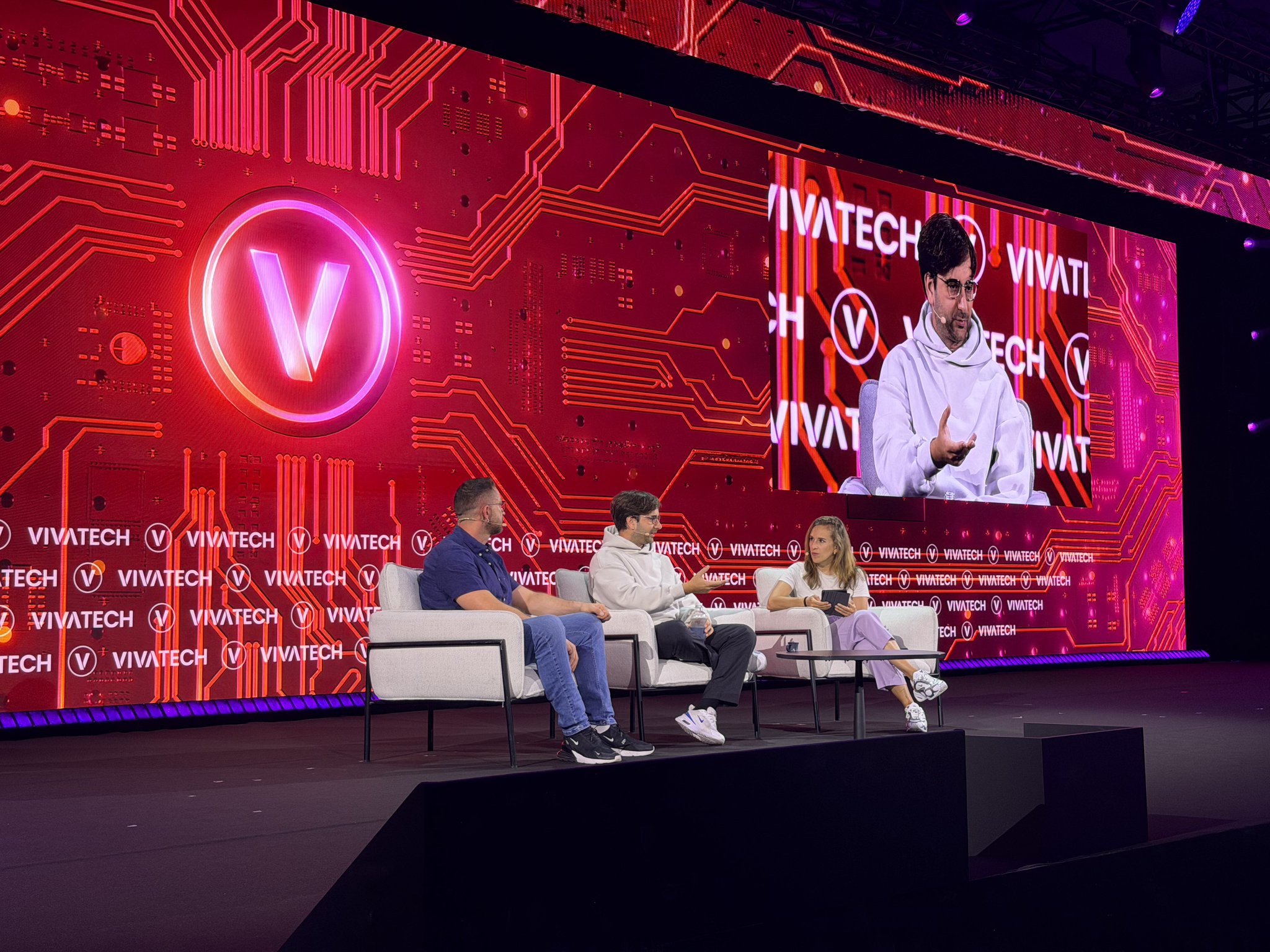 Discussion on AI agents and Codex momentum at VivaTech