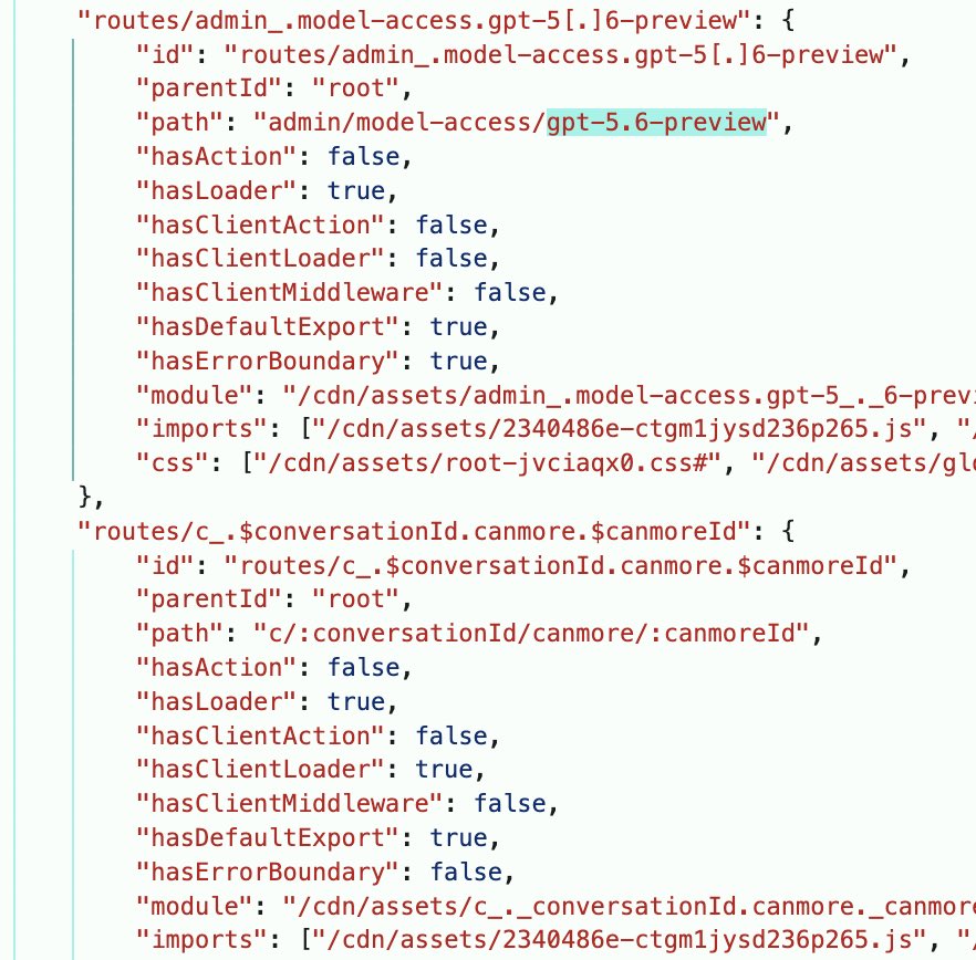 GPT-5.6-Preview Detected in ChatGPT Code for Enterprise Partners