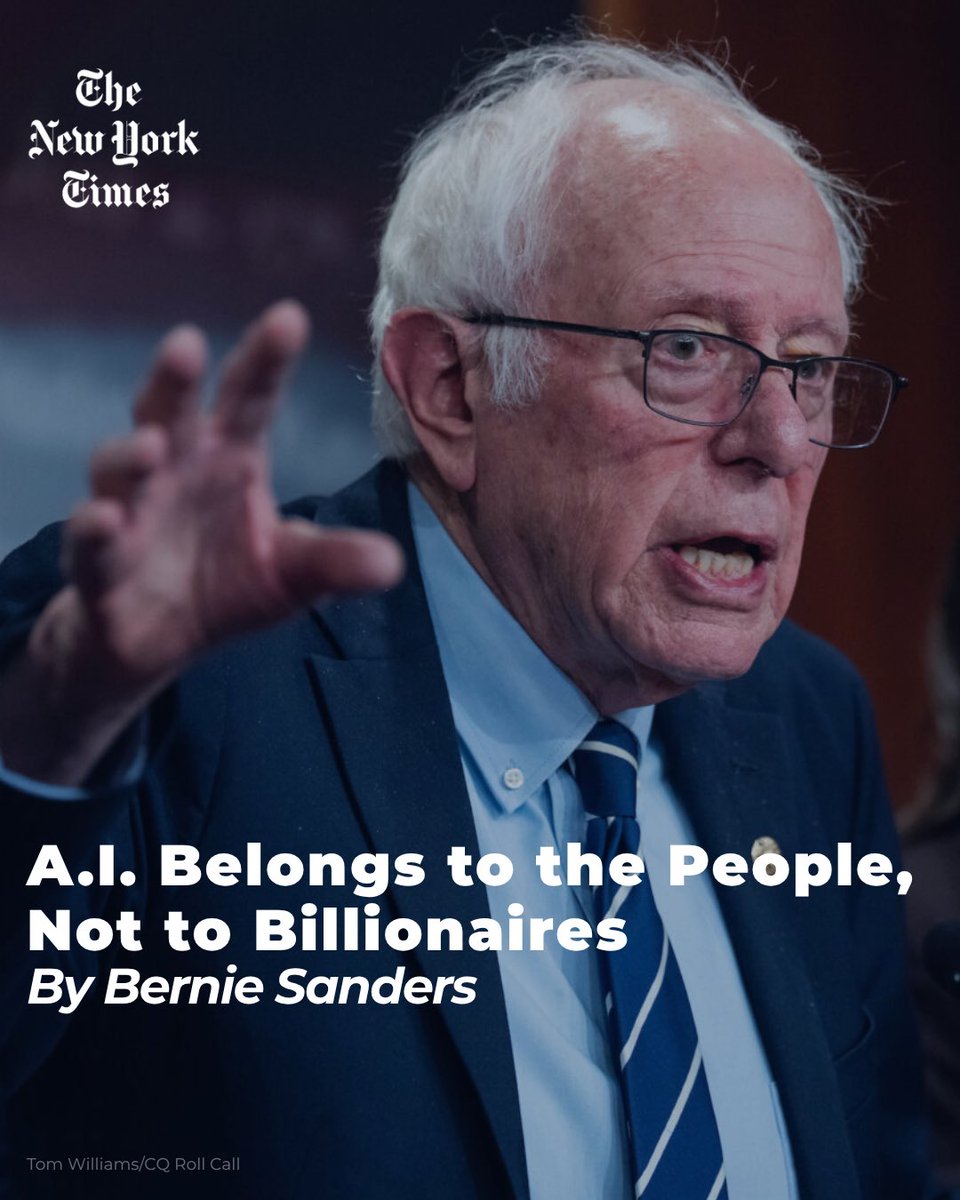 Sanders introduces 50% stock tax on OpenAI, Anthropic, xAI