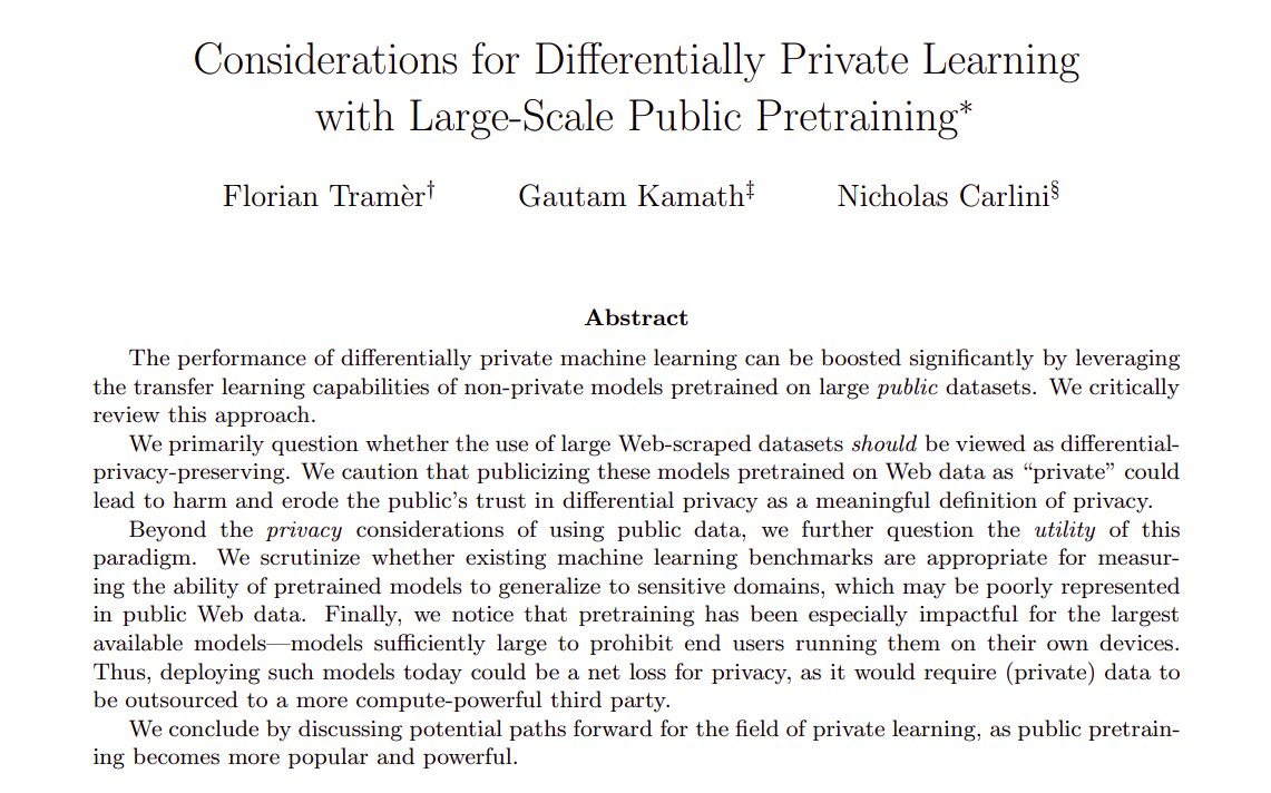 Paper addresses call for better benchmarks in private ML